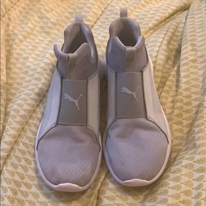 High top puma sneakers